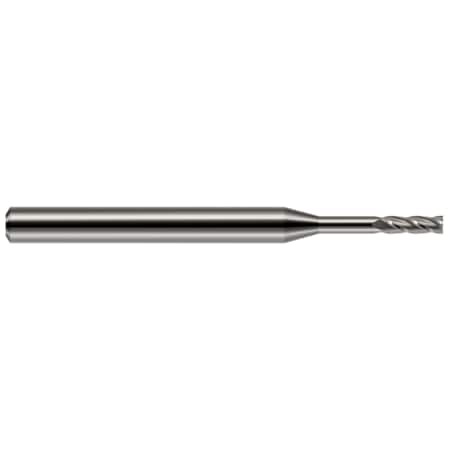 Miniature End Mill - 4 Flute - Square, 0.0750, Neck Length: 0.2750